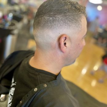 Crystal Scissorhands - High/medium fade - Barbers Near Me - Dallas, Texas Crystal Scissorhands - High/medium fade - Barbers Near Me - Dallas, Texas