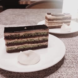 LGB Café - Opera and tiramisu cake