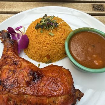 Santiago's Garden - Chicken Rice beans. Chicken was tasty and soft. Enjoyed and was full for hours. - Dominican Near Me - New York, New York Santiago's Garden - Chicken Rice beans. Chicken was tasty and soft. Enjoyed and was full for hours. - Dominican Near Me - New York, New York