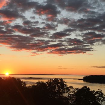 The Ledges by the Bay - Sunrise from our room - Hotels Near Me - Rockport, Maine The Ledges by the Bay - Sunrise from our room - Hotels Near Me - Rockport, Maine