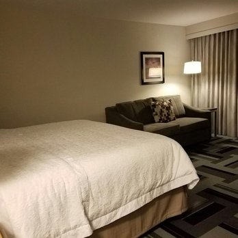 Hampton Inn & Suites Ames - King bed with sofa bed - Hotels Near Me - Ames, Iowa