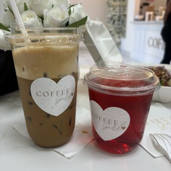 Coffee Girl - Honey late  Hibiscus tea - Coffee & Tea Near Me - Honolulu, Hawaii