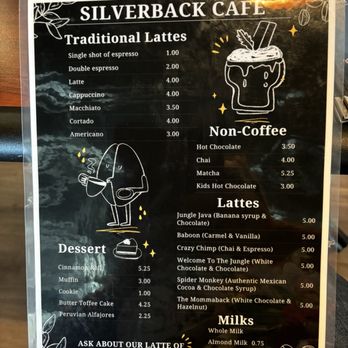 Silverback Breakfast & Cafe - Menu - Cafes Near Me - Vista, California Silverback Breakfast & Cafe - Menu - Cafes Near Me - Vista, California