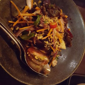 Red Lantern on Riley - Goi Bo Kho - Dried beef marinated in lemongrass and chilli oil served with pickled green papaya, roasted beetroot, carrots and Vietnamese - Vietnamese Near Me - Darlinghurst, NSW Red Lantern on Riley - Goi Bo Kho - Dried beef marinated in lemongrass and chilli oil served with pickled green papaya, roasted beetroot, carrots and Vietnamese - Vietnamese Near Me - Darlinghurst, NSW