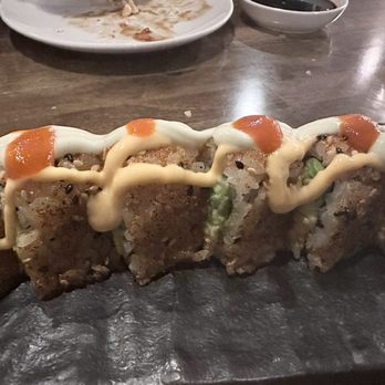 MoRi House - Sunshine roll... pan fried with scallops inside. - Sushi Bars Near Me - Suwanee, Georgia