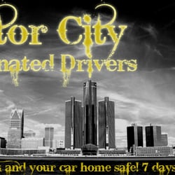 Motor City Designated Drivers - Business Card (August 2011)