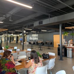 Dash Coffee Roasters - Downtown - Open seating - large conference table up to the left (not pictured)