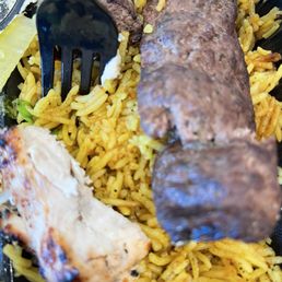 We ordered ribeye chicken rice delicious