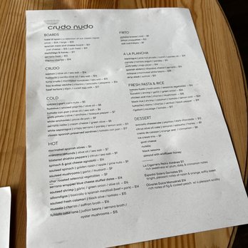 crudo nudo - Menu - Cocktail Bars Near Me - Norfolk, Virginia crudo nudo - Menu - Cocktail Bars Near Me - Norfolk, Virginia