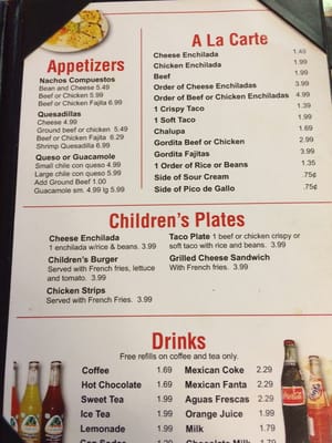 Menu photo 8 Palm Cafe New Braunfels, TX