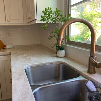 State College Distributors - Countertops, backsplash and sink from State College Distributors. - Flooring Near Me - Anaheim, California