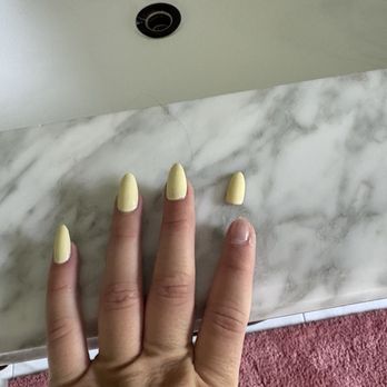 Elegant Nails - After one day, three nails fell off. - Nail Salons Near Me - Pompano Beach, Florida Elegant Nails - After one day, three nails fell off. - Nail Salons Near Me - Pompano Beach, Florida
