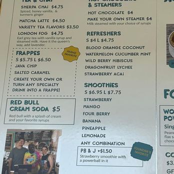 Not Your Average Joe - Menu - Coffee & Tea Near Me - Choctaw, Oklahoma Not Your Average Joe - Menu - Coffee & Tea Near Me - Choctaw, Oklahoma