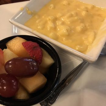 Mozart's Bakery and Event Space - Kids Mac n cheese - served w fresh fruit. - Bakeries Near Me - Columbus, Ohio