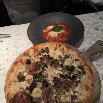 Coletta - Mushroom truffle pizza and Eggplant Lasagna - Vegan Near Me - New York, New York