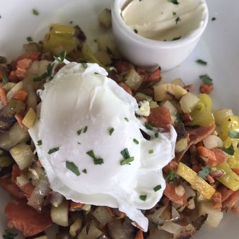 Pickled Fish Restaurant - Salmon hash. - New American Near Me - Long Beach, Washington Pickled Fish Restaurant - Salmon hash. - New American Near Me - Long Beach, Washington