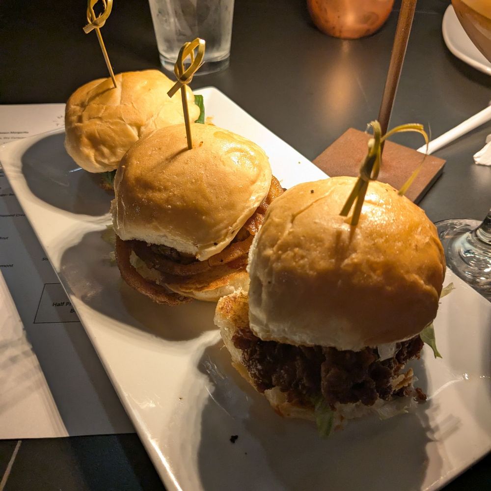 Appetizer sliders Appetizer sliders