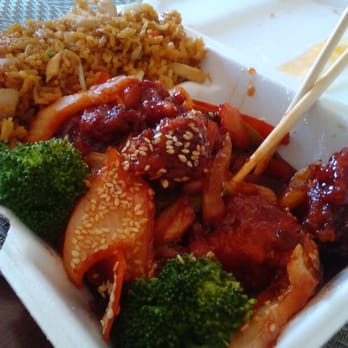 Dragon & Phoenix Express - The sesame chicken lunch special (sub chicken fried rice &add vegetables) - Chinese Near Me - Conshohocken, Pennsylvania Dragon & Phoenix Express - The sesame chicken lunch special (sub chicken fried rice &add vegetables) - Chinese Near Me - Conshohocken, Pennsylvania