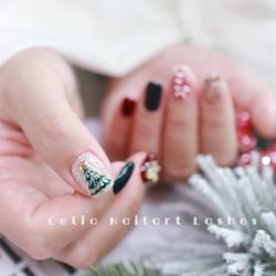 Mirai Nail and Lash - Gel X / Gel overlay with design