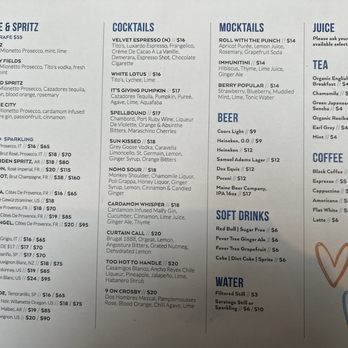 NOMO Kitchen - Menu - New American Near Me - New York, New York