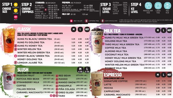 Menu photo 3 Kung Fu Tea New York, NY Menu photo 3 Kung Fu Tea New York, NY