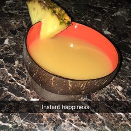 Instant happiness tropical blend with organic fruit... delicious Instant happiness tropical blend with organic fruit... delicious