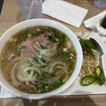 My Lan - Sliced rare steak pho - Vietnamese Near Me - Justin, Texas