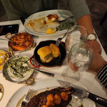 Steak 48 - 45 day dry aged rib eye, sides, sea bass speidini style - Steakhouses Near Me - Beverly Hills, California Steak 48 - 45 day dry aged rib eye, sides, sea bass speidini style - Steakhouses Near Me - Beverly Hills, California
