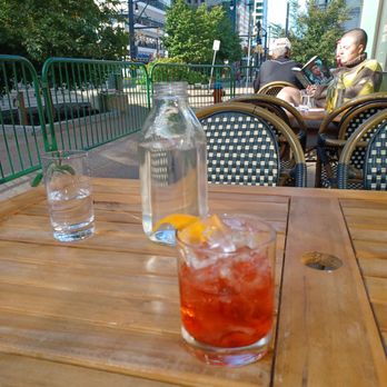 Graylynn - Negroni and h20 back - Cocktail Bars Near Me - Buffalo, New York