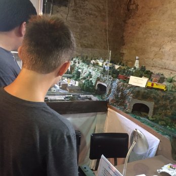 Santa Fe Depot - And now he is trying to get to the controls for the train. Too cool! - Museums Near Me - Shawnee, Oklahoma