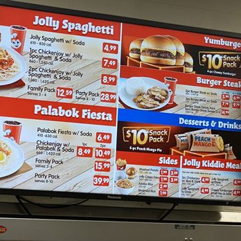Jollibee - Menu (may 2021) - Chicken Shop Near Me - Rancho Cucamonga, California