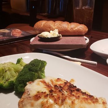 LongHorn Steakhouse - Parmesan Chicken and broccoli - Steakhouses Near Me - Ocala, Florida