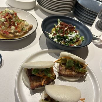 Camp Modern American Eatery - Bao buns, gambas and salad - Wine Bars Near Me - Greenville, South Carolina