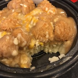 KFC - 3 bites!!!  i had two and my daughter had one!