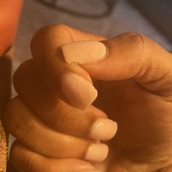 COCO NAIL SALON - Cracked dip nails