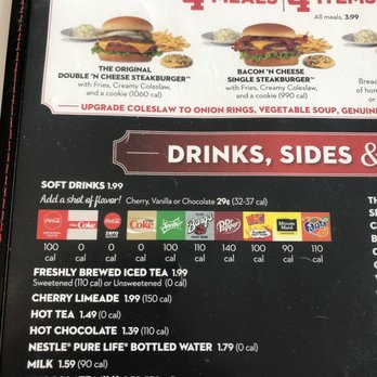 Steak ’n Shake - Drink menu - Burgers Near Me - Mentor, Ohio