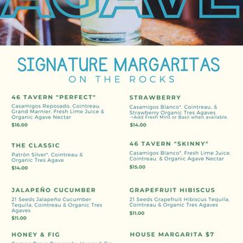 The 46 Tavern - 2026 Margarita Menu - Cocktail Bars Near Me - Walworth, Wisconsin The 46 Tavern - 2026 Margarita Menu - Cocktail Bars Near Me - Walworth, Wisconsin