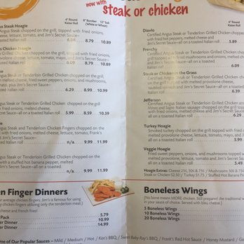 Jim's Steakout - Sandwiches Near Me - West Seneca, New York