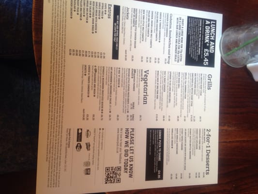 Menu photo 1 Minster Tavern Ely, CAM