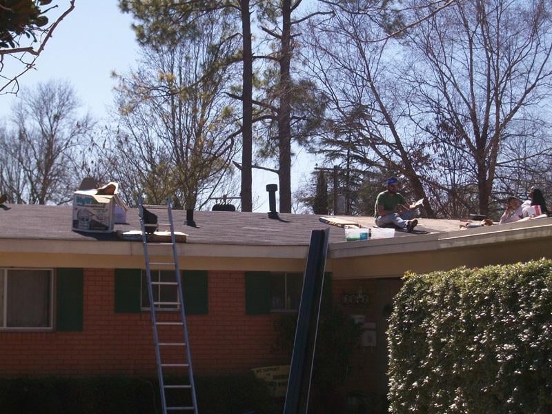 Slide of Watertight Roofing and Construction