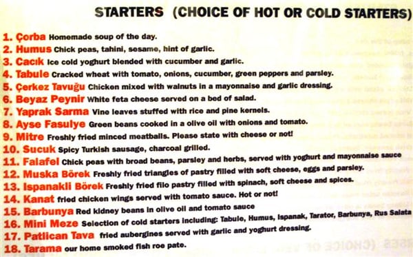 Menu photo 4 Topkapi Palace Manchester, XGM