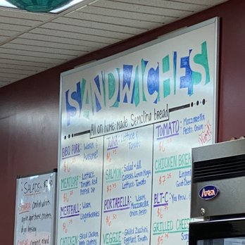 Dave's Specialty Foods - a menu on the wall - Sandwiches Near Me - Mount Prospect, Illinois Dave's Specialty Foods - a menu on the wall - Sandwiches Near Me - Mount Prospect, Illinois