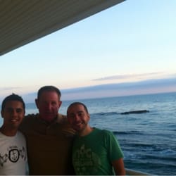 Dugan Beach House Laguna - Anthony Ourenzo's Friends Joey Guzman, Chris Khacherian, & Robert Mull Enjoy A Beautiful Sunset At The Dugan Beach House Laguna