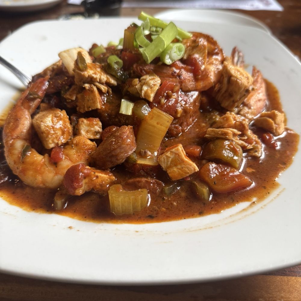 Gumbo chicken and shrimp. Gumbo chicken and shrimp.