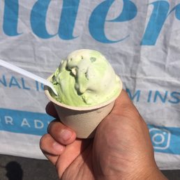 Japanese neopolitan: matcha, black sesame, and hojicha Japanese neopolitan: matcha, black sesame, and hojicha