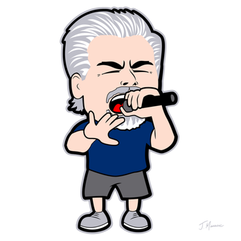 Loudegg - Singing Don Cartoon - Web Design Near Me - Manhasset, New York