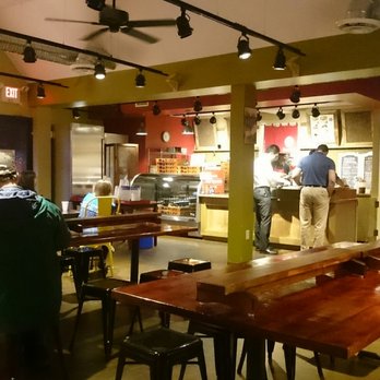 Ramen Ray - Interior. Set of sharable tables. Used to be filled up during weekend... - Ramen Near Me - Indianapolis, Indiana Ramen Ray - Interior. Set of sharable tables. Used to be filled up during weekend... - Ramen Near Me - Indianapolis, Indiana