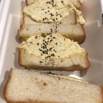 KCM - Tamago Sando - Sandwich is not long, but the height and contents make up for it - Japanese Curry Near Me - Grand Rapids, Michigan KCM - Tamago Sando - Sandwich is not long, but the height and contents make up for it - Japanese Curry Near Me - Grand Rapids, Michigan