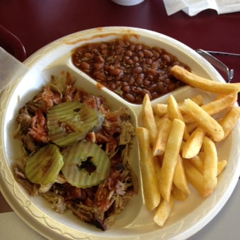 Rusty's Bar-B-Q - pulled pork, beans, fries - Barbeque Near Me - Leeds, Alabama Rusty's Bar-B-Q - pulled pork, beans, fries - Barbeque Near Me - Leeds, Alabama