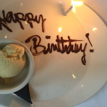 Tellers An American Chophouse - Birthday Ice cream - Steakhouses Near Me - Islip, New York